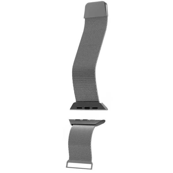 Puro Milanese Stainless Steel Strap for Apple Watch 42 / 44 / 45 / 49 mm - Silvereng