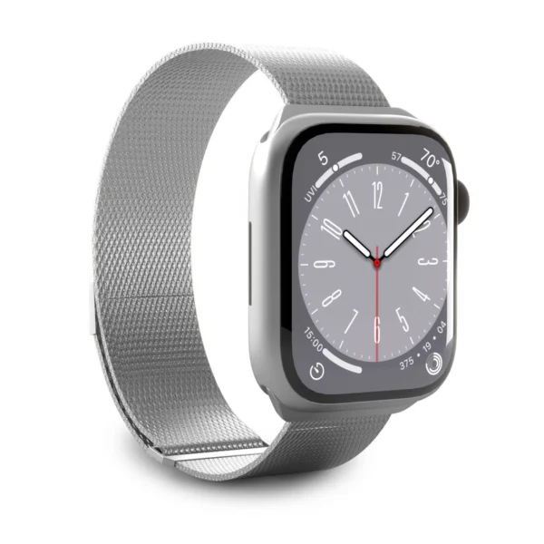 Puro Milanese Stainless Steel Apple Watch Band 38/40/41mm - Silvereng