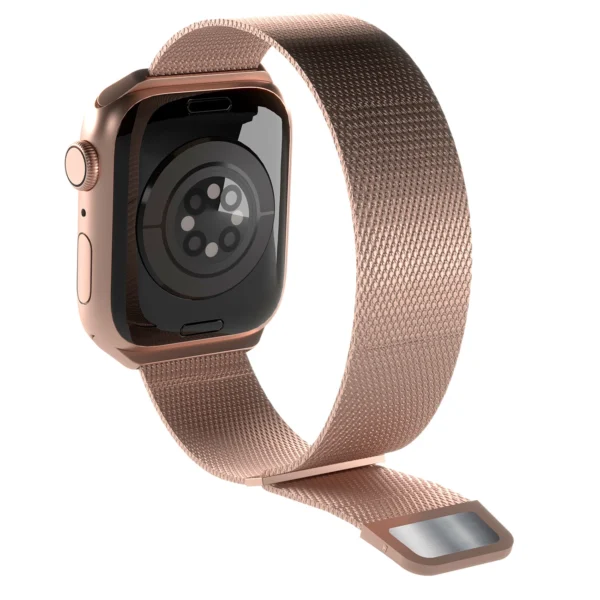 Puro Milanese Stainless Steel Apple Watch Band 38/40/41mm - Pinkeng