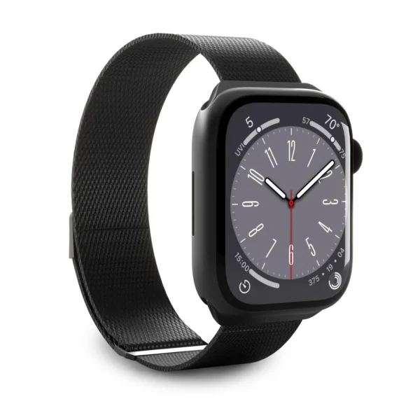 Puro Milanese Stainless Steel Apple Watch Band 38/40/41mm - Blackeng