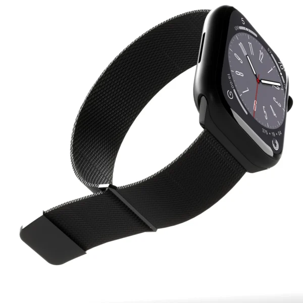 Puro Milanese Stainless Steel Apple Watch Band 38/40/41mm - Blackeng