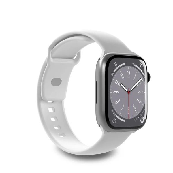 Puro Icon Silicone Strap for Apple Watch 42 / 44 / 45 / 49 mm - White (2 pcs.)eng