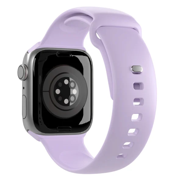 Puro Icon Silicone Strap for Apple Watch 42 / 44 / 45 / 49 mm - Lavender (2 pcs.)eng