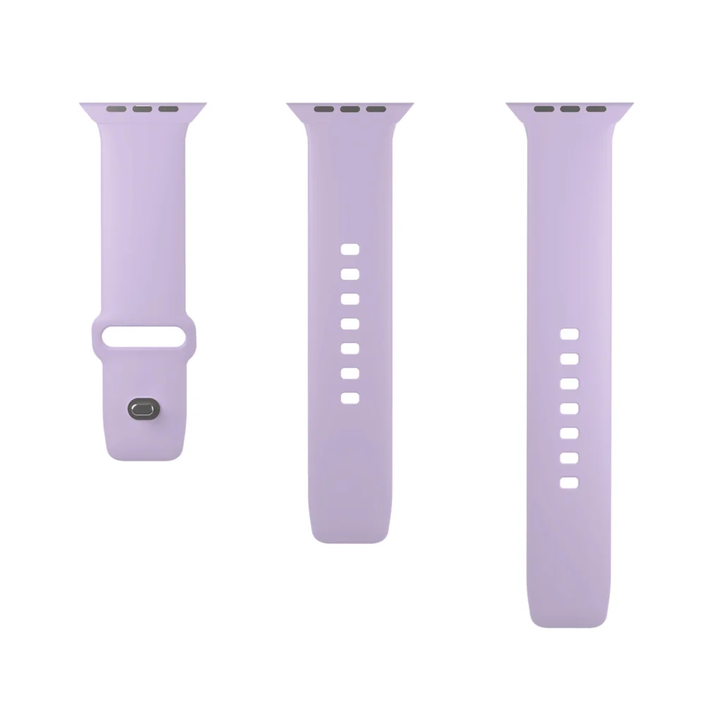 Puro Icon Silicone Strap for Apple Watch 42 / 44 / 45 / 49 mm - Lavender (2 pcs.)eng