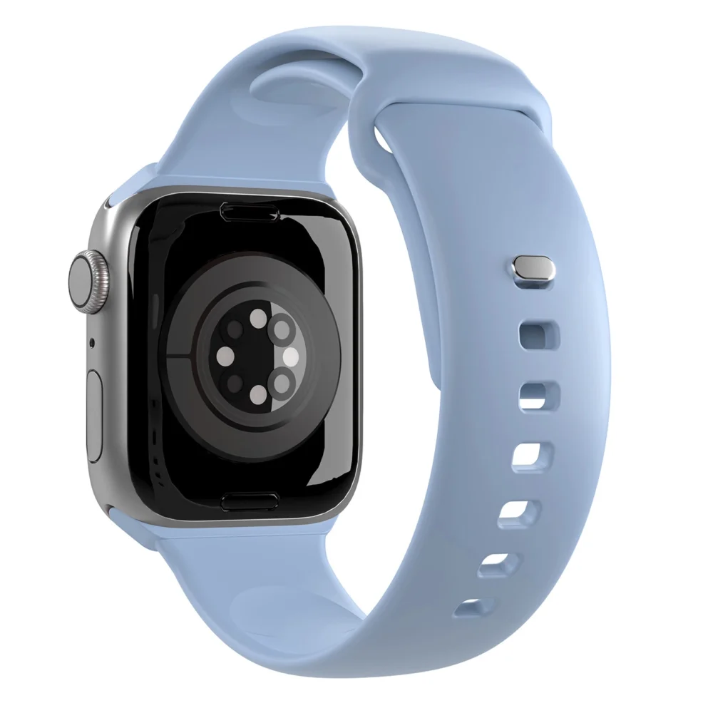 Puro Icon Silicone Strap for Apple Watch 38 / 40 / 41 mm - Light Blue (2 pcs.)eng