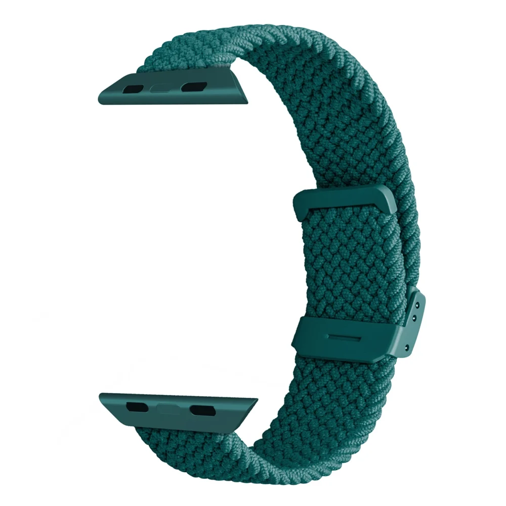 Puro Loop Nylon Strap for Apple Watch 42 / 44 / 45 / 49 mm - Dark Greeneng