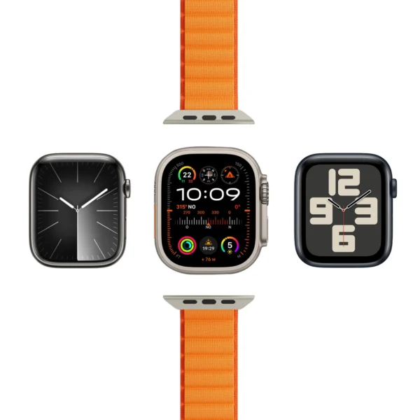 Puro Extreme Nylon Strap for Apple Watch 42 / 44 / 45 / 49 mm - Orangeeng