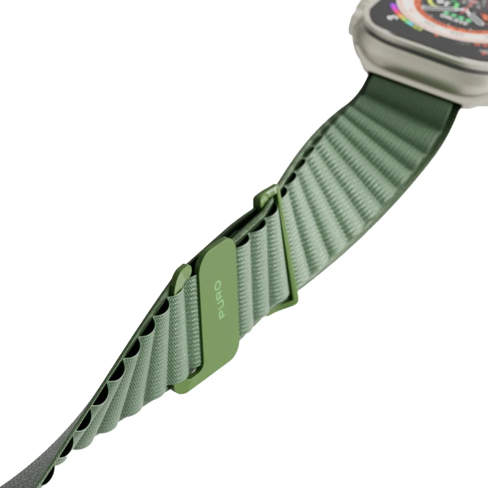 Puro Extreme Nylon Strap for Apple Watch 42 / 44 / 45 / 49 mm - Dark Greeneng