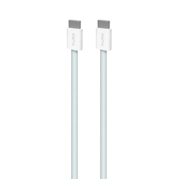 Puro Fabrik USB-C - USB-C Cable 1.5m 60W 480mbps - Blueeng