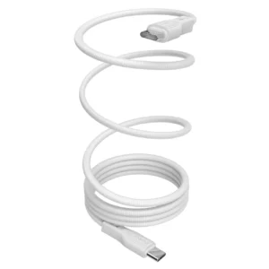 Puro Magnetic USB-C - USB-C 60W USB 3.2 (20 Gbps) 1m Magnetic Cable - Whiteeng