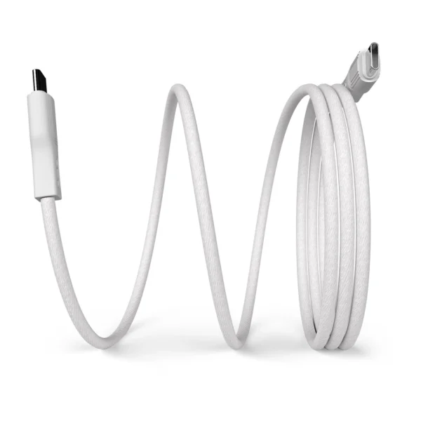 Puro Magnetic USB-C - USB-C 60W USB 3.2 (20 Gbps) 1m Magnetic Cable - Whiteeng