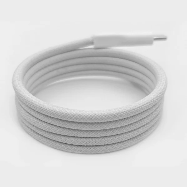 Puro Magnetic USB-C - USB-C 60W USB 3.2 (20 Gbps) 1m Magnetic Cable - Whiteeng