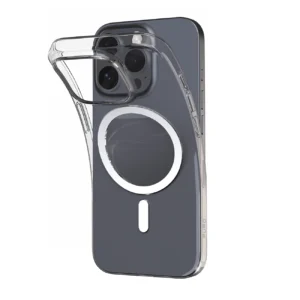 Puro 03 Mag MagSafe Silicone Case for iPhone 16 Pro Max - Transparenteng
