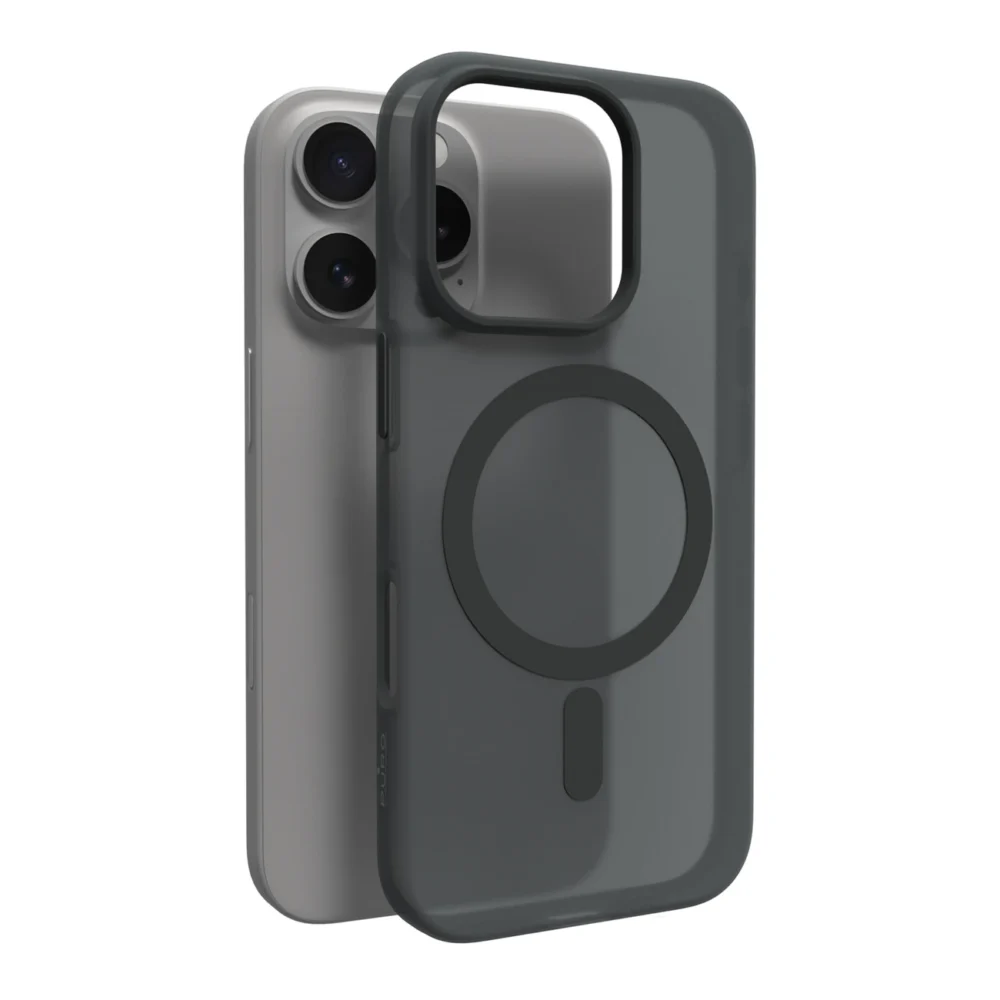 Puro Daylight MagSafe Silicone Case for iPhone 16 Pro - Blackeng