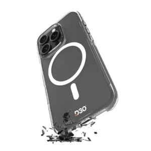 Puro Impact Clear D3O MagSafe Silicone Case for iPhone 16 Plus - Transparenteng