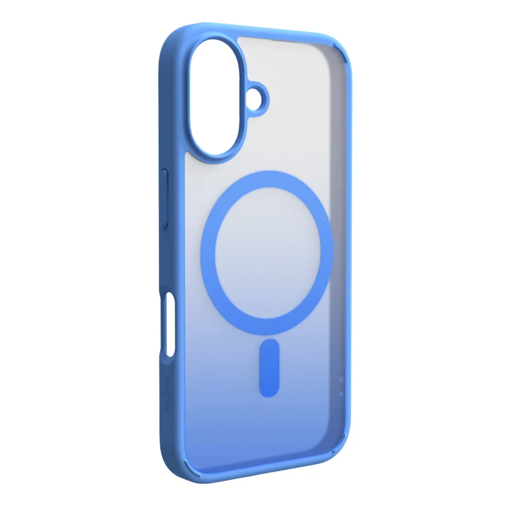 Puro Gradient MagSafe Silicone Case for iPhone 16 - Blueeng