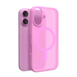 Puro Daylight MagSafe Silicone Case for iPhone 16 - Pinkeng