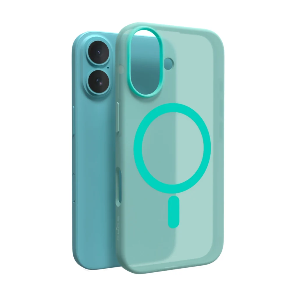 Puro Daylight MagSafe Silicone Case for iPhone 16 - Greeneng