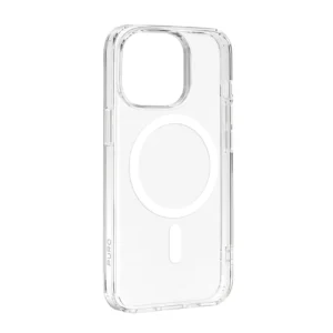 Puro Cover in PC+TPU+TPE with integrated magnets "LITE MAG PRO" for iPhone 15 Pro, white coloreng