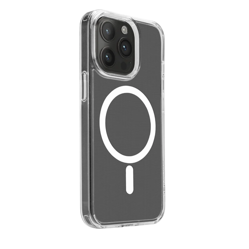 Puro Lite Mag MagSafe Silicone Case for iPhone 15 Pro - Transparenteng