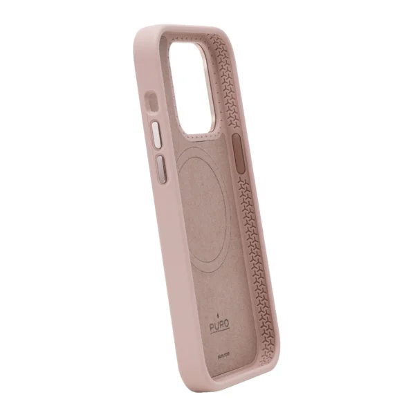 Puro Icon Mag Pro MagSafe Silicone Case for iPhone 15 Pro - Pinkeng