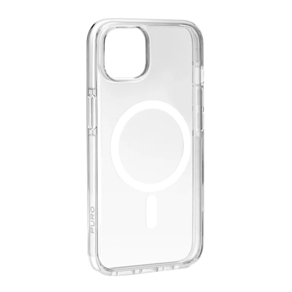 Puro Lite Mag Pro MagSafe Silicone Case for iPhone 15 - Transparenteng