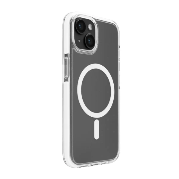 Puro Lite Mag Pro MagSafe Silicone Case for iPhone 15 - Transparenteng