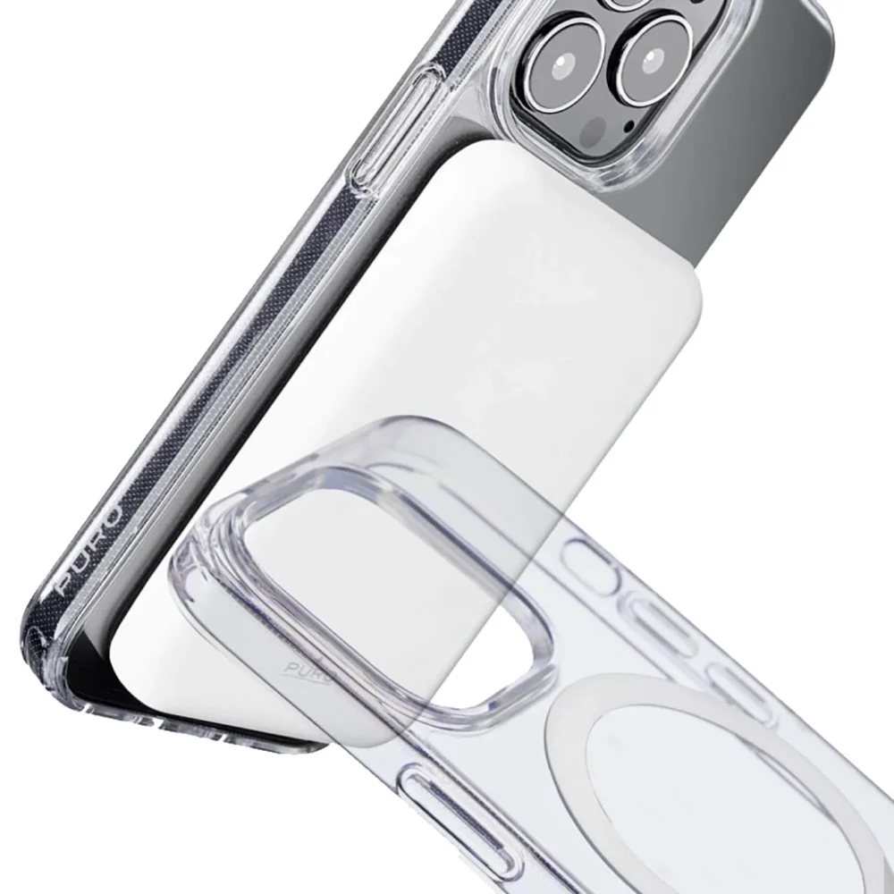 Puro Lite Mag MagSafe Silicone Case for iPhone 14 Pro - Transparenteng