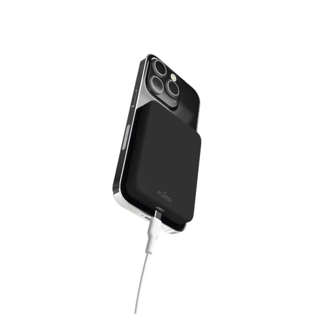 Puro Mini Power Mag 4200mAh Power Bank with MagSafe USB-C - Blackeng