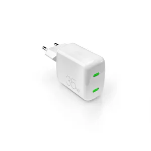 Puro MiniPro 35W GaN 2xUSB-C Wall Charger - Whiteeng