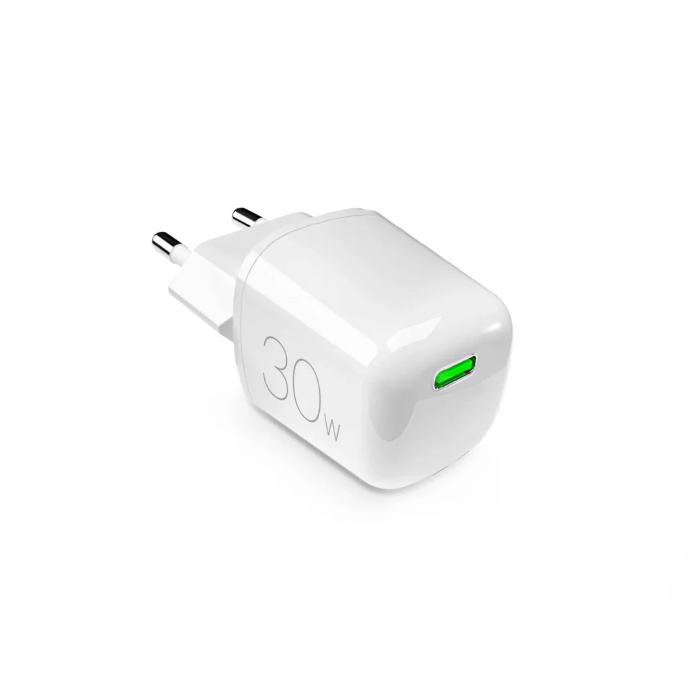Puro MiniPro 30W GaN USB-C Wall Charger - Whiteeng