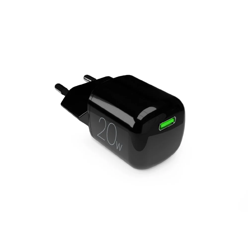 Puro 20W GaN USB-C Wall Charger - Blackeng