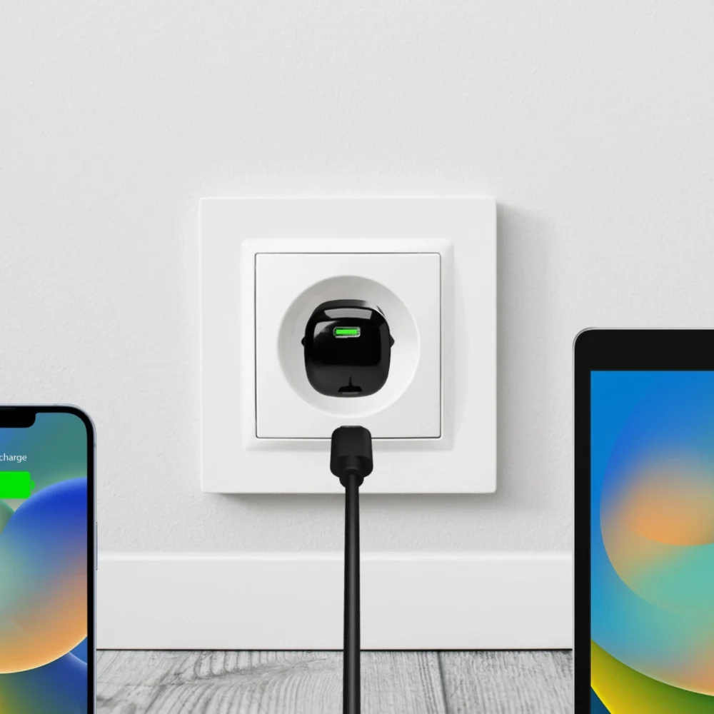 Puro 20W GaN USB-C Wall Charger - Blackeng