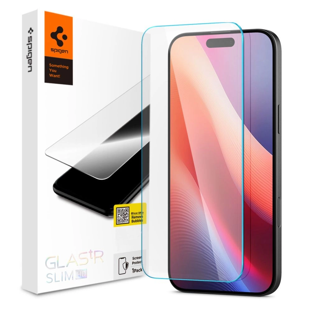 Spigen Glas.tR Slim tempered glass for iPhone 15/16eng