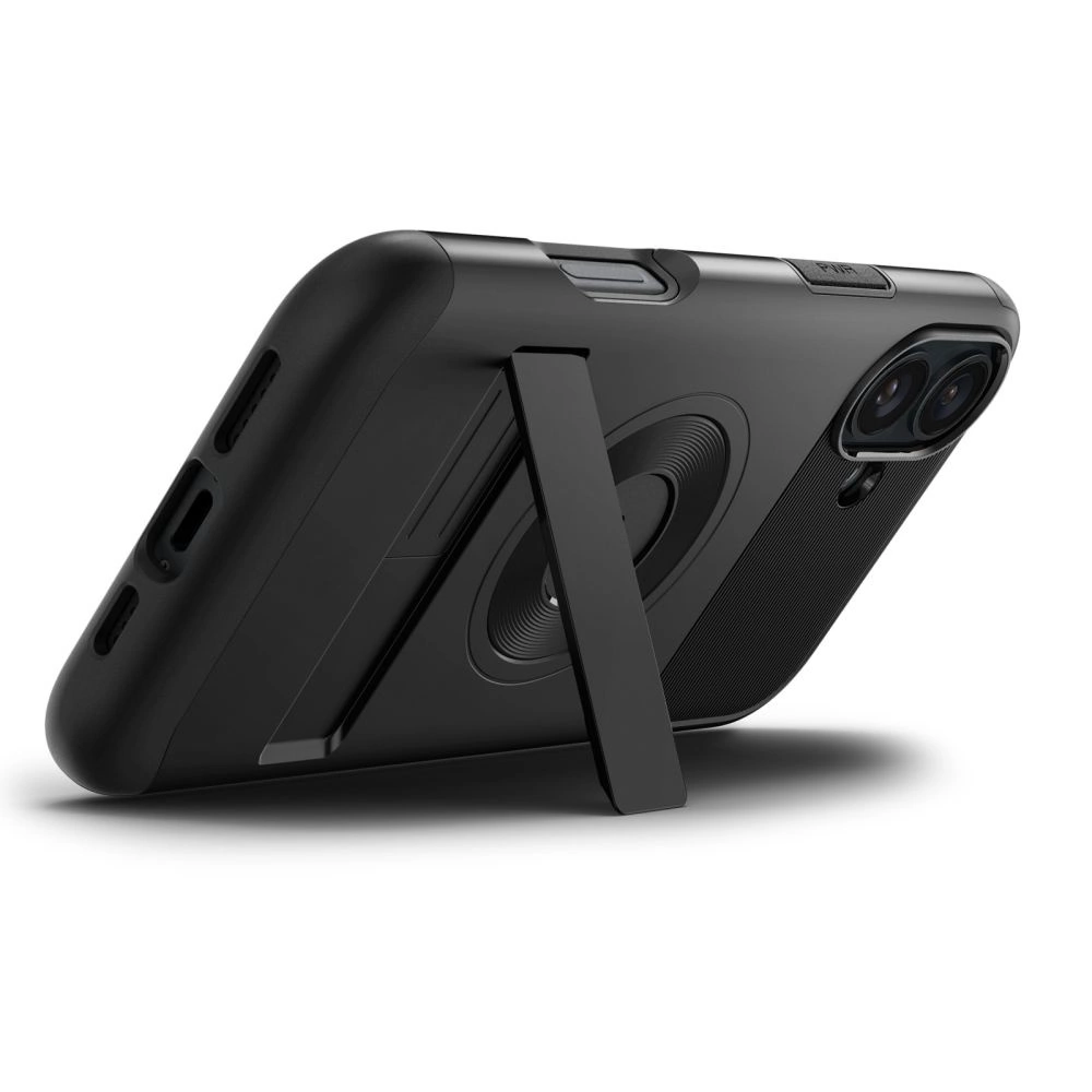 Spigen Slim Armor MagSafe iPhone 16 Case - Blackeng
