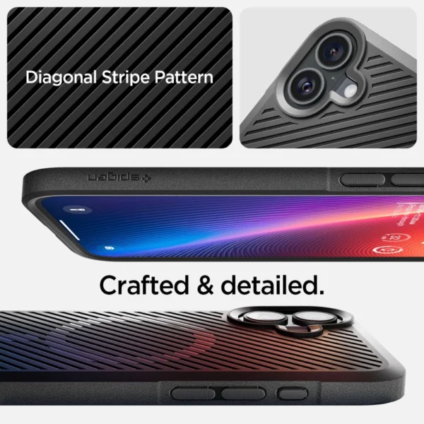 Spigen Core Armor Mag Case with MagSafe for iPhone 16 - Matte Blackeng