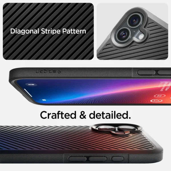 Spigen Core Armor iPhone 16 Case - Matte Blackeng