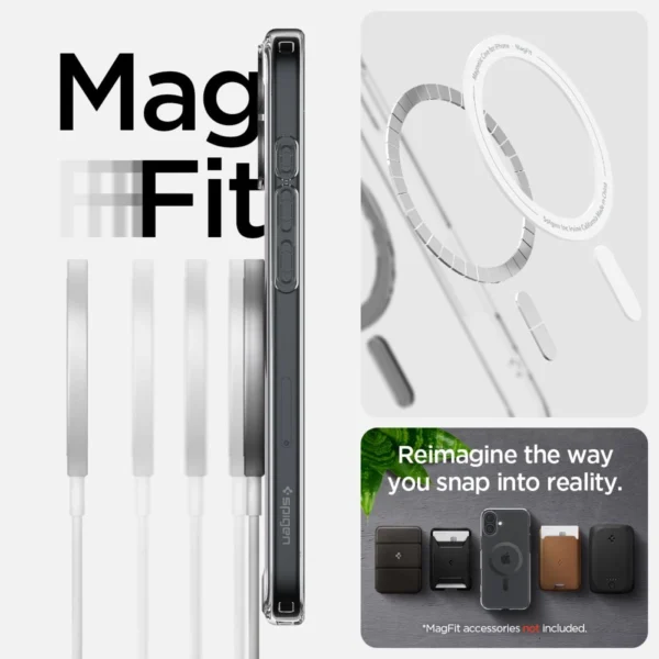 Spigen Ultra Hybrid MagSafe Carbon Fiber for iPhone 16 - Dark Grayeng