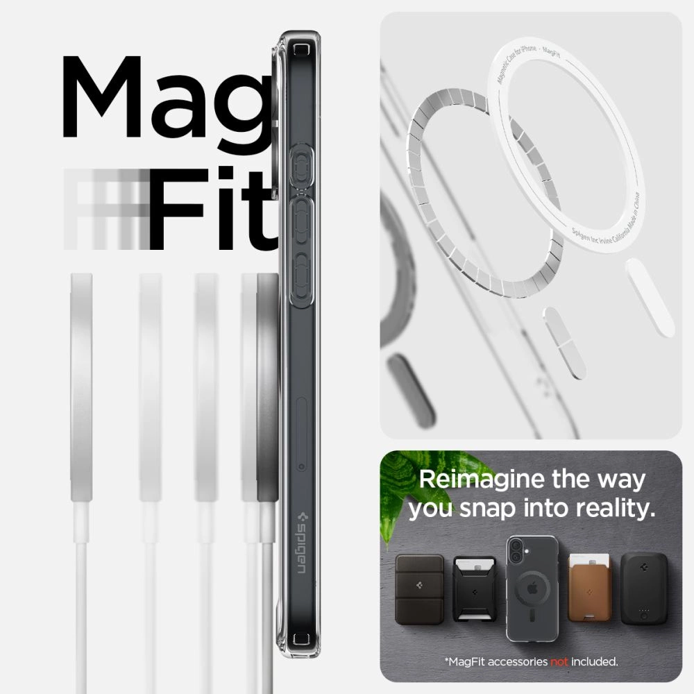 Spigen Ultra Hybrid MagSafe Carbon Fiber for iPhone 16 - Dark Grayeng