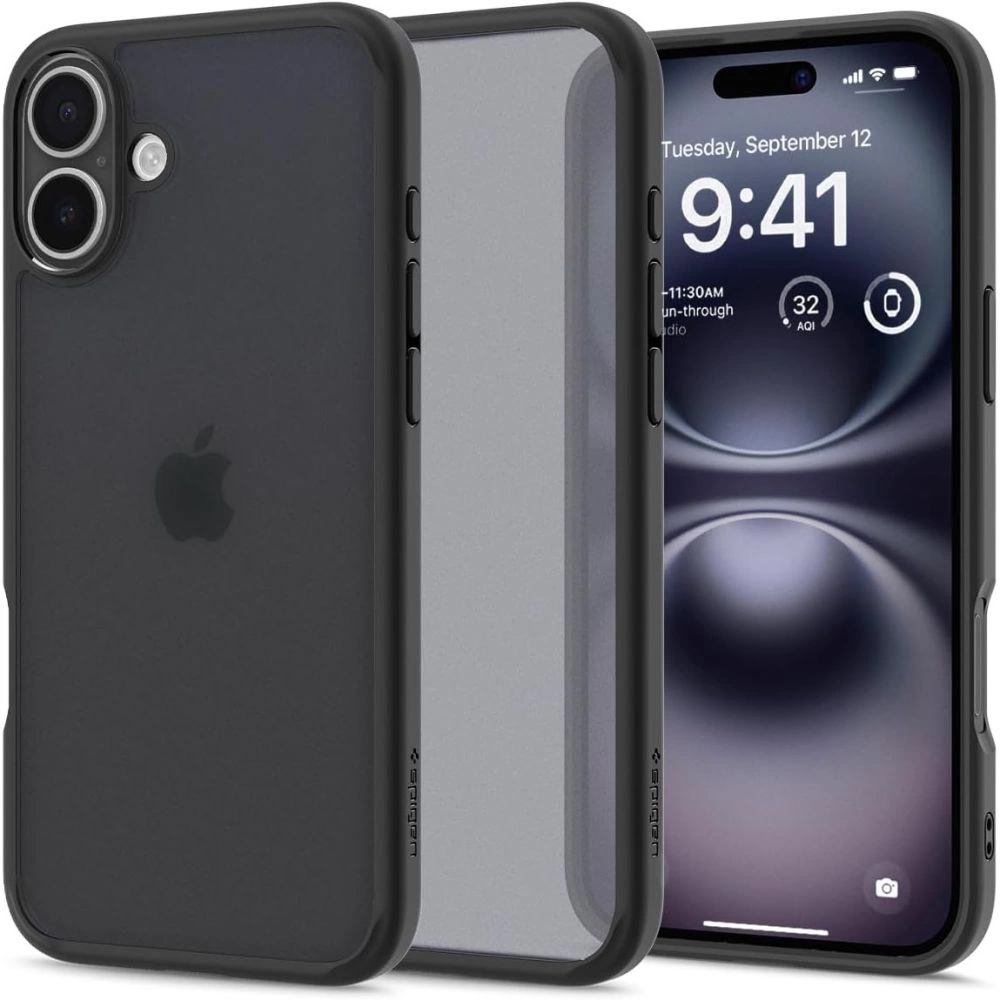 Spigen Ultra Hybrid MagSafe for iPhone 16 - Blackeng