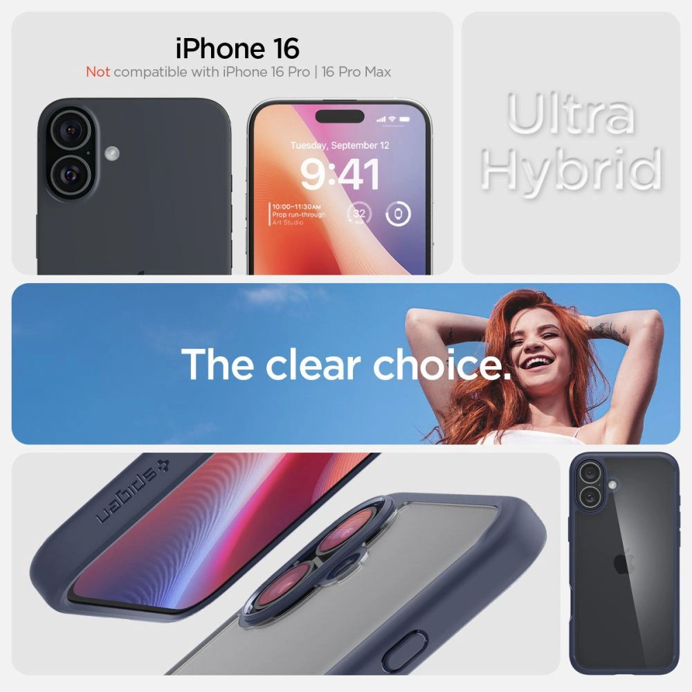 Spigen Ultra Hybrid MagSafe for iPhone 16 - Blueeng