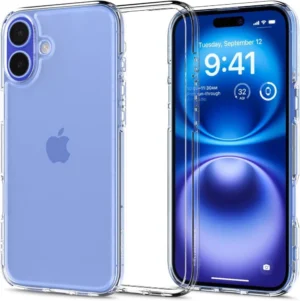 Spigen Ultra Hybrid iPhone 16 Case - Cleareng