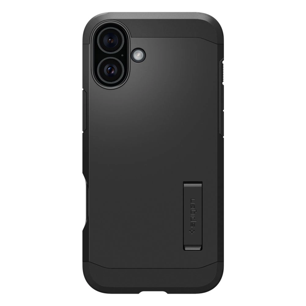 Spigen Tough Armor MagSafe case with stand for iPhone 16 - blackeng
