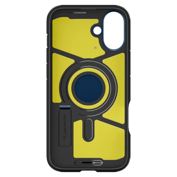Spigen Tough Armor MagSafe case with stand for iPhone 16 - blueeng