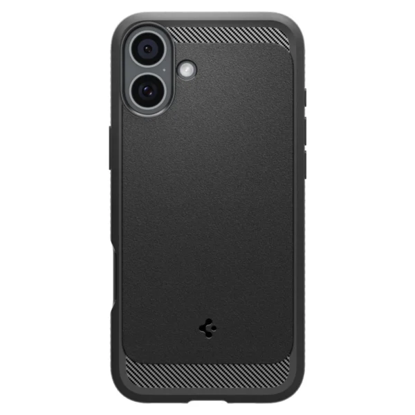 Spigen Rugged Armor MagSafe case for iPhone 16 - blackeng