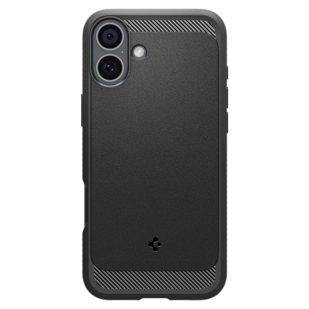 Spigen Rugged Armor MagSafe case for iPhone 16 - blackeng