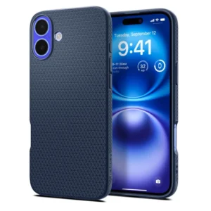 Spigen Liquid Air iPhone 16 Case - Blueeng