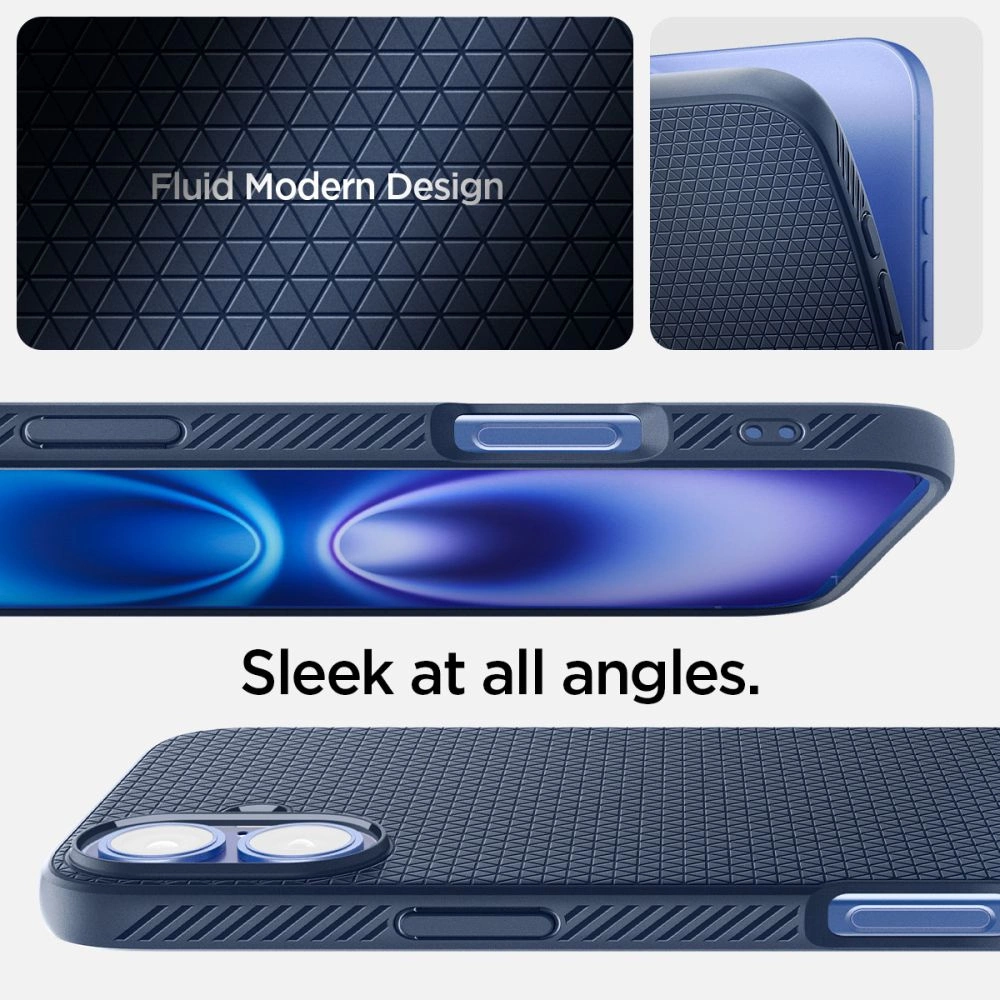 Spigen Liquid Air iPhone 16 Case - Blueeng