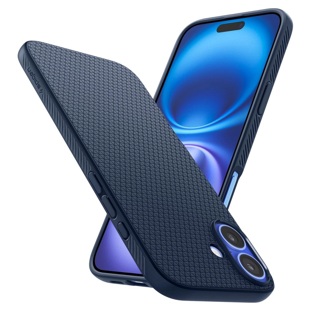Spigen Liquid Air iPhone 16 Case - Blueeng