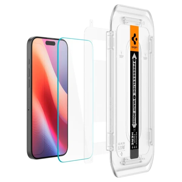 Spigen Glas.tR EZ Fit Tempered Glass for iPhone 16 Proeng